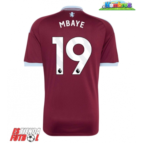 Aston Villa Ibrahim Mbaye #19 Primera Equipación 2026-27 Manga Corta
